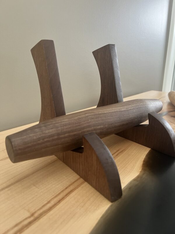 Short walnut rolling pin - Image 2